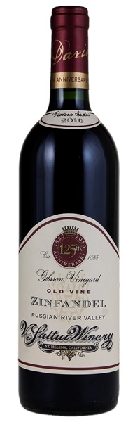 2010 V. Sattui Winery Gilsson Vineyard Old Vine Zinfandel, 750ml