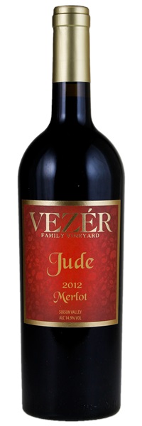 2012 Vezer Family Vineyards Jude Merlot, 750ml