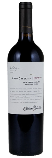 2011 Chateau Ste. Michelle Cold Creek Proprietary Red, 750ml
