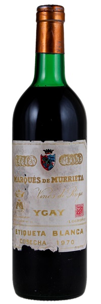 1970 Marques de Murrieta Ygay Rioja Etiqueta Blanca, 750ml