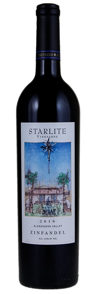 2016 Starlite Vineyards Zinfandel, 750ml
