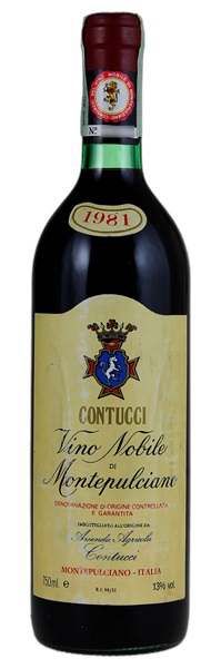 1981 Contucci Vino Nobile Di Montepulciano, 750ml