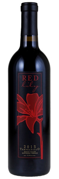2013 Red Lily Vineyard Tempranillo, 750ml