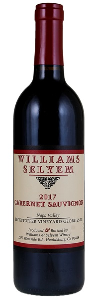 2017 Williams Selyem Beckstoffer Vineyard Georges III Cabernet Sauvignon, 750ml