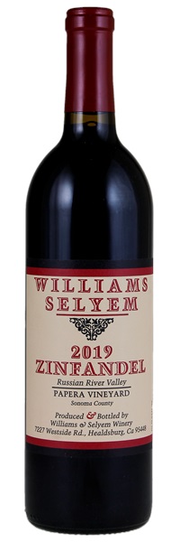 2019 Williams Selyem Papera Vineyard Zinfandel, 750ml