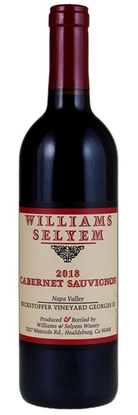 2018 Williams Selyem Beckstoffer Vineyard Georges III Cabernet Sauvignon, 750ml