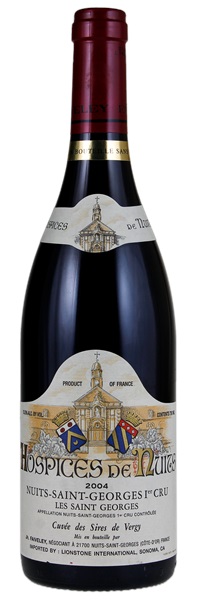 2004 Hospices de Nuits Nuits-St.-Georges Les St. Georges Cuvee des Sires de Vergy Elevage Jh. Faiveley, 750ml