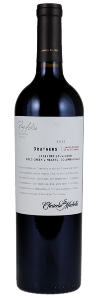 2013 Chateau Ste. Michelle Druthers Limited Release Cabernet Sauvignon, 750ml