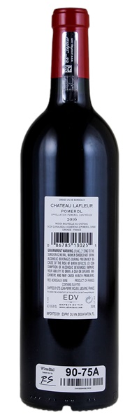 2016 Château Lafleur, 750ml