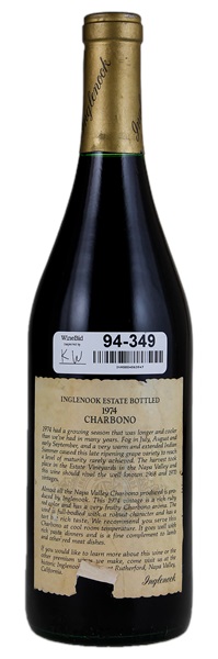 1974 Inglenook Charbono, 750ml