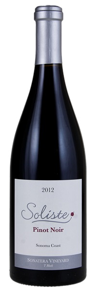 2012 Soliste T-Block Sonatera Vineyard Pinot Noir, 750ml