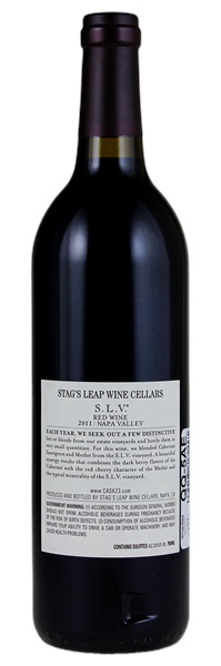 2011 Stag's Leap Wine Cellars SLV Cabernet Sauvignon, 750ml