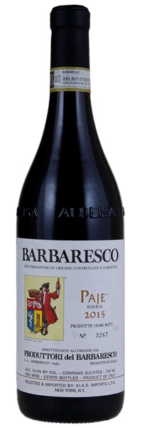 2015 Produttori del Barbaresco Barbaresco Paje Riserva, 750ml
