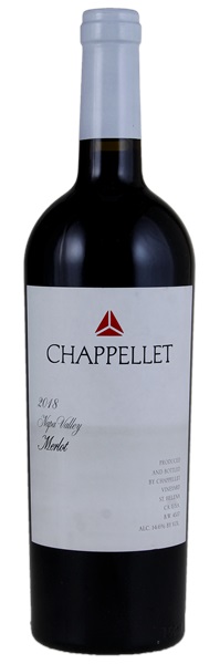 2018 Chappellet Vineyards Merlot, 750ml