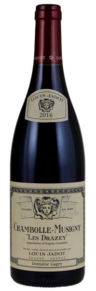 2016 Louis Jadot Domaine Gagey Chambolle Musigny Les Drazeys, 750ml