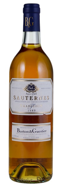 1989 Barton & Guestier Sauternes Tradition, 750ml