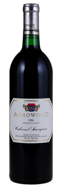 1986 Arrowood Cabernet Sauvignon, 750ml