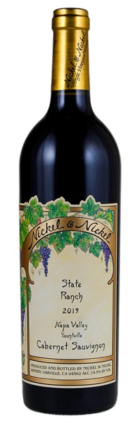 2019 Nickel and Nickel State Ranch Cabernet Sauvignon, 750ml