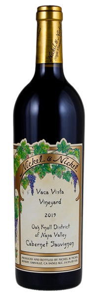 2019 Nickel and Nickel Vaca Vista Vineyard Cabernet Sauvignon, 750ml