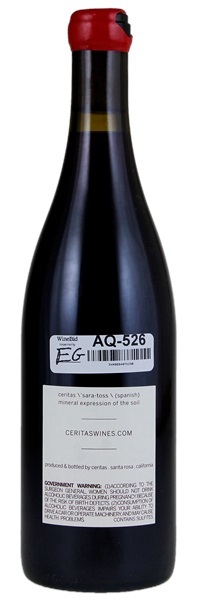 2012 Ceritas Escarpa Vineyard Pinot Noir, 750ml