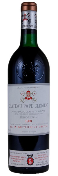 1988 Château Pape-Clement, 750ml