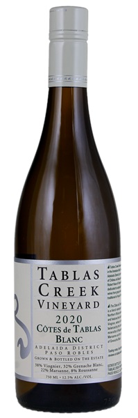 2020 Tablas Creek Vineyard Cotes de Tablas Blanc (Screwcap), 750ml