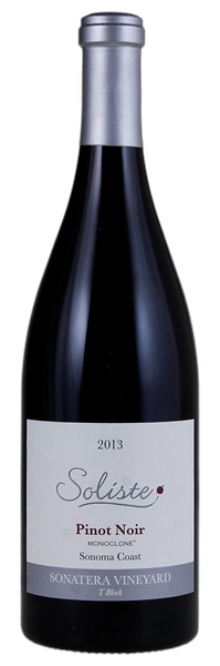 2013 Soliste T-Block Sonatera Vineyard Pinot Noir, 750ml