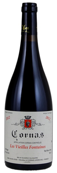 2012 Domaine Alain Voge Cornas Les Vieilles Fontaines, 750ml