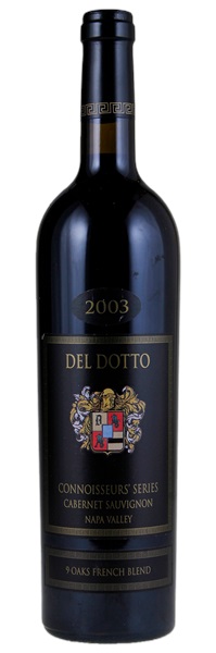 2003 Del Dotto Connoisseurs' Series 9 Oaks French Select Cabernet Sauvignon, 750ml