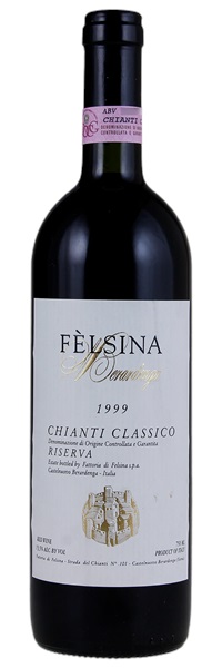 1999 Fattoria di Felsina Chianti Classico Riserva, 750ml