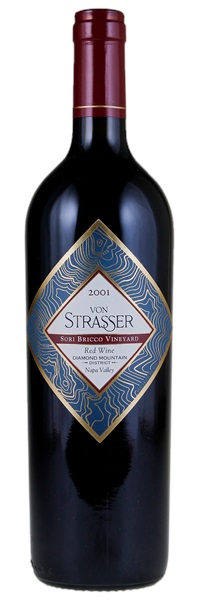 2001 Von Strasser Sori Bricco Vineyard Red Wine, 750ml