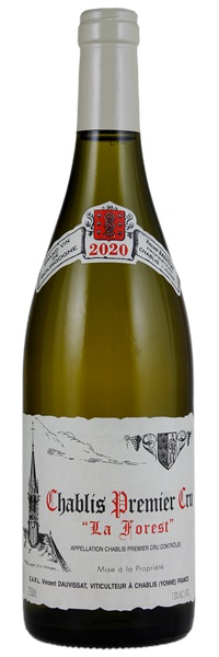 2020 Domaine Vincent Dauvissat Chablis La Forest, 750ml