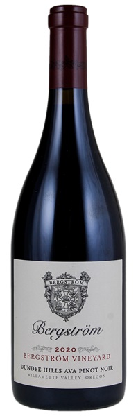 2020 Bergstrom Winery Bergstrom Vineyard Pinot Noir, 750ml