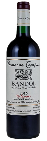2016 Domaine Tempier Bandol Tourtine, 750ml