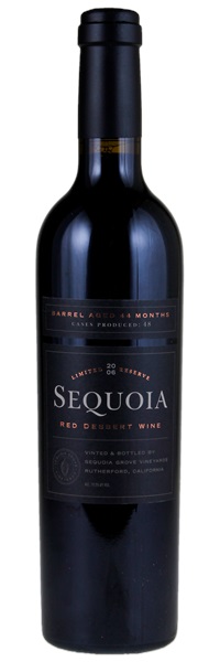 2006 Sequoia Grove Red Dessert Wine, 500ml