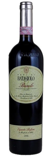 2006 Beni di Batasiolo Barolo Vigneto Bofani, 750ml