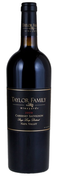 2008 Taylor Family Vineyards Cabernet Sauvignon, 750ml