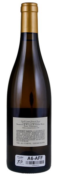 2009 Aubert Larry Hyde & Sons Vineyard Chardonnay, 750ml