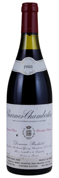 1988 Domaine Bachelet Charmes Chambertin Vieilles Vignes, 750ml