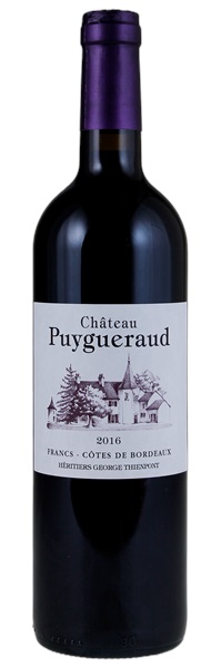 2016 Château Puygueraud, 750ml