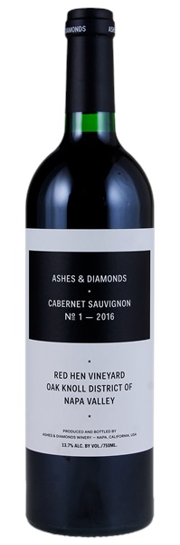 2016 Ashes & Diamonds Red Hen Cabernet Sauvignon, 750ml