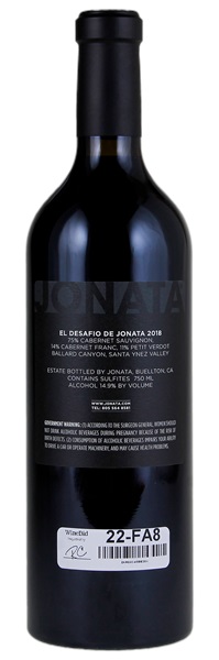 2018 Jonata El Desafio de Jonata, 750ml