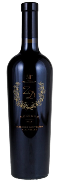 2018 ZD 50th Anniversary Reserve Cabernet Sauvignon, 750ml