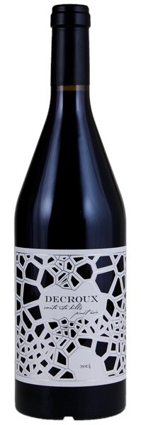 2014 Decroux Santa Rita Hills Pinot Noir, 750ml