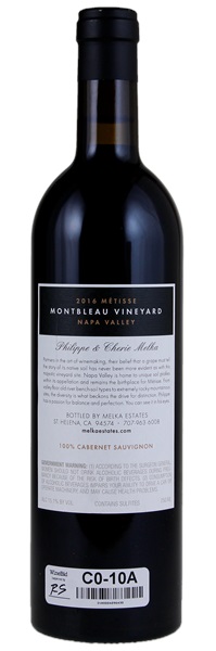 2016 Melka Montbleau Vineyard Metisse, 750ml