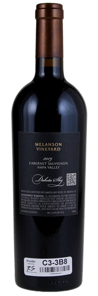 2019 Dakota Shy Melanson Vineyard Cabernet Sauvignon, 750ml