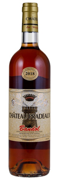 2018 Chateau Pradeaux Bandol Rosé, 750ml