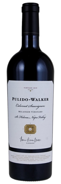 2019 Pulido-Walker Melanson Vineyard Cabernet Sauvignon, 750ml