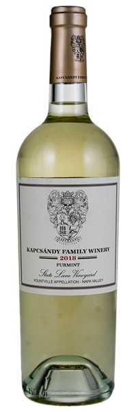 2018 Kapcsandy Family Wines State Lane Vineyard Furmint, 750ml