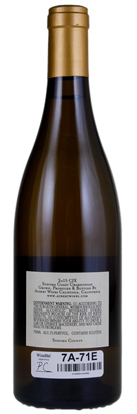 2015 Aubert CIX Chardonnay, 750ml